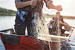 Fishing at lake