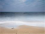 Sandy beach and sea
