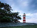 Lighthouse at dusk