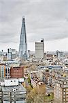 City skyline with The Shard building, London, UK