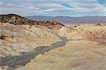 Zabriskie Point at dawn, Death Valley National Park, USA.