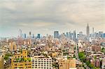 Manhattan skyline, New York City, United States of America, North America