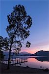 Blencathra and Derwent Water sunrise, Lake District National Park, Cumbria, England, United Kingdom, Europe