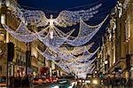 Regent Street Christmas lights 2016, London, England, United Kingdom, Europe