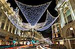 Regent Street Christmas lights in 2016, London, England, United Kingdom, Europe