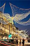 Christmas lights 2016, Regent Street, London, England, United Kingdom, Europe