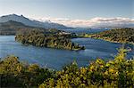 Lago Perito Moreno and Hotel Llao-Llao from Circuito Chico, near Bariloche, Nahuel Huapi National Park, Lake District, Argentina, South America