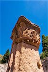 Pillar ruins at Ancient Messini, Messinia at Peloponnese, Greece