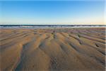Sandy North Sea Beach in Morning, Domburg, Zeeland, Netherlands