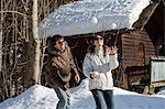 Couple in casual ski wear.