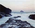 incoming tide at sunrise