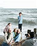 Family Photograph at Beach