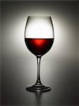 Close up of glass of wine