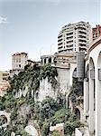 View of highway bridge, Monte Carlo, Monaco