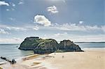 St Catherine's island, Tenby, Pembrokeshire, Wales