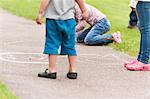 Children playing in park