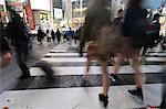 People walking downtown Tokyo, Japan