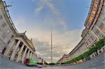 Dublin, Ireland center symbol - spire and  General Post Office