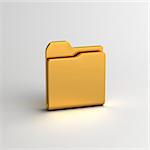 folder file document data object 3D illustration objects