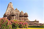 Devi Jagdambi Temple, Western Temples in Khajuraho (Temples of love), Madya Pradesh, India. Unesco World Heritage Site