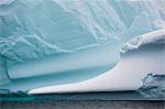 Detail of icebergs in Lemaire channel, Antarctica