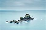 Seascape with rock formations, Land's End, Cornwall, UK