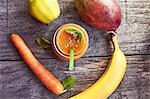 Mango Apple Carrot Banana Smoothie