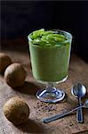 Matcha Kiwi Chia dessert