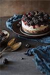 Blackberry cheesecake
