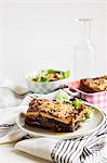 Moussaka on a plate