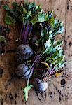 Beetroot on a wooden surface