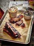 Beef Ribs, Smoked Pit Beans and Cabbage (USA)