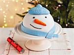 Snowman Cake