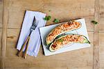 Stuffed courgettes