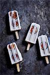 Coconut fig popsicle