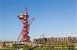 England, London, Stratford, Queen Elizabeth Olympic Park, ArcelorMittal Orbit Sculpture