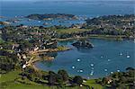 France, Brittany, Cotes-d'Armor, Brehat island, aerial view