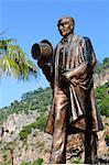 Turkey, province of Mugla, Dalyan, statue of Ataturk (Mustafa Kemal)