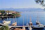 Turkey, province of Mugla, Fethiye, peninsula and bay of Fethiye