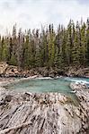 Natural Bridge Falls, Kicking Horse River, Yoho National Park, Field, British Columbia, Canada