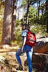 Young woman, hiking, Cape Town, South Africa