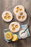 Lemon curd biscuits