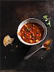 Goulash soup with bread