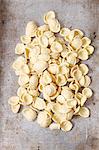 Fresh orecchiette pasta