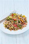 Farro salad with roasted vegetables