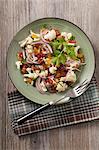 Cauliflower salad with dried tomatoes and sultanas
