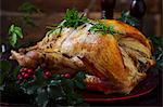 Roast turkey with rosemary