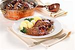 Lepre in civet (Italian venison braised in red wine)