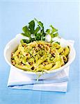 Garganelli with courgette and nuts