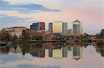 Riverfront on the Christina River, Wilmington, Delaware, USA.